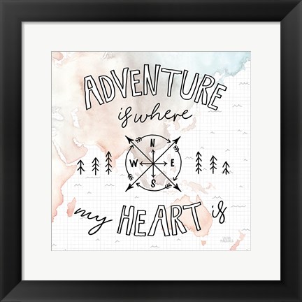 Framed World Traveler III Print