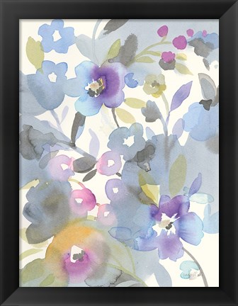 Framed Jewel Garden II Print