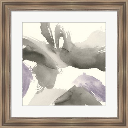 Framed Amethyst Gesture I Print