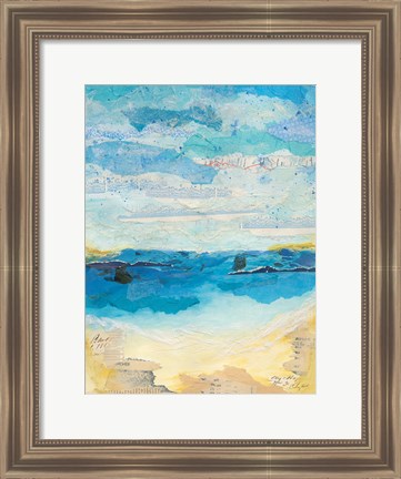 Framed Abstract Coastal III Print