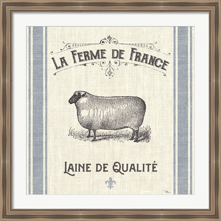 Framed French Farmhouse V Print