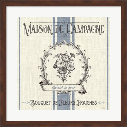 Framed French Farmhouse IV Print