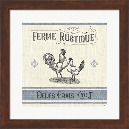 Framed French Farmhouse II Print