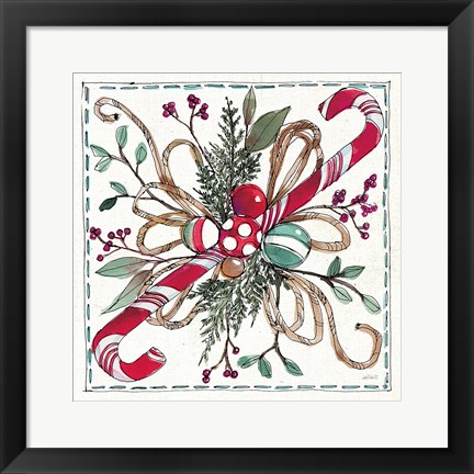 Framed Seasonal Charm VI Print