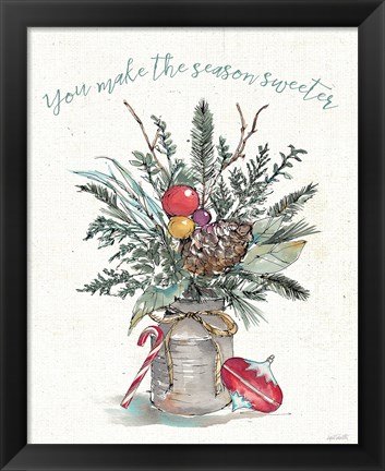 Framed Seasonal Charm II Print