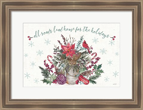 Framed Seasonal Charm I Print