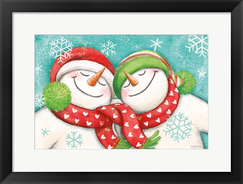 Framed Let it Snow II Print