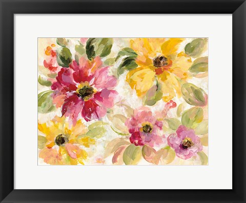 Framed Floral Radiance Print