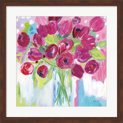 Framed Joyful Tulips Print