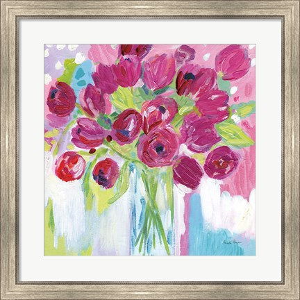 Framed Joyful Tulips Print