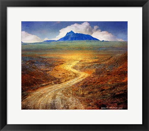 Framed Golden Road Print