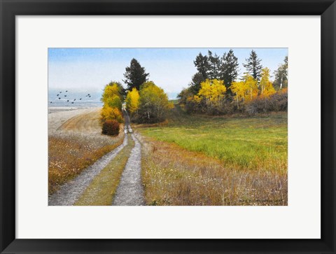 Framed Road To Cynthia&#39;s House Print