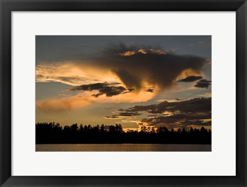 Framed Fools Hollow State Park Sunset 1 Print