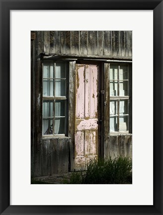 Framed Colorado Cabin Door Print