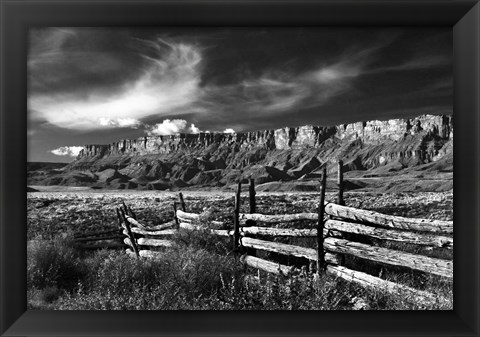 Framed Old Corral Vermillion Cliffs National Monument Arizona Print