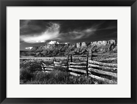 Framed Old Corral Vermillion Cliffs National Monument Arizona Print