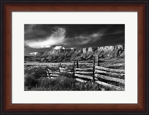 Framed Old Corral Vermillion Cliffs National Monument Arizona Print