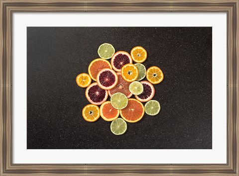 Framed Citrus Drama II Print