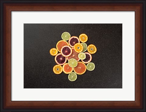 Framed Citrus Drama II Print