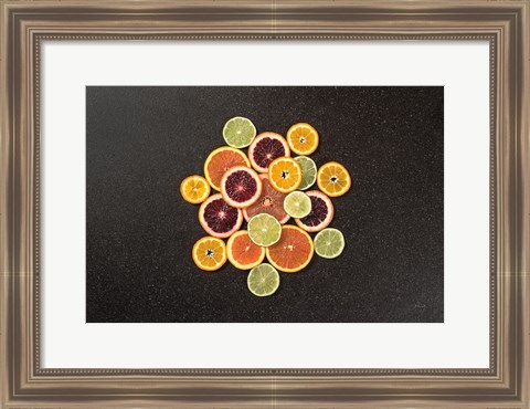 Framed Citrus Drama II Print