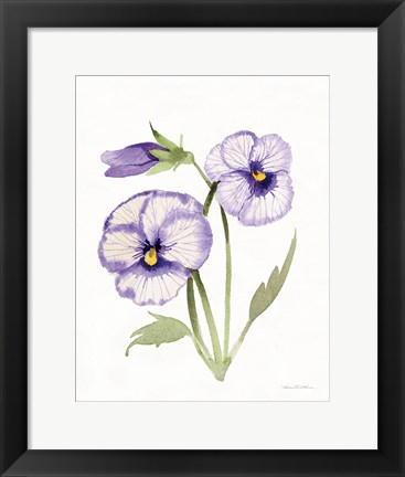 Framed Easter Blessing Flowers VIII Print