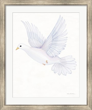 Framed Easter Blessing Dove II Print