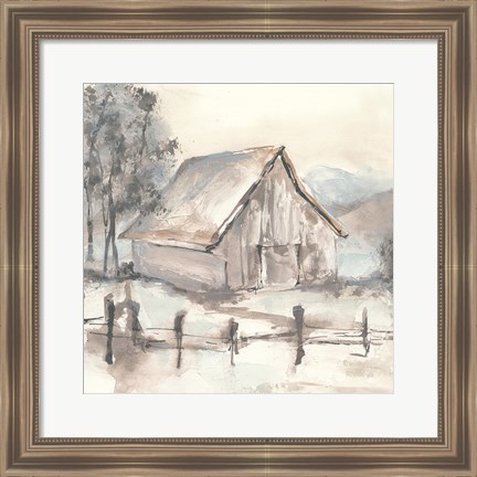 Framed Barn VII Print