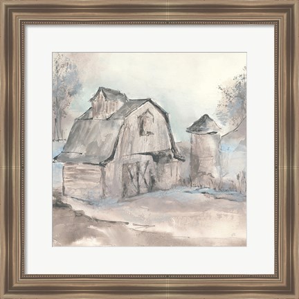 Framed Barn V Print