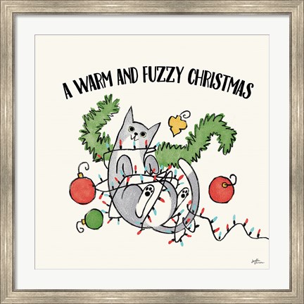 Framed Santa Paws II Print