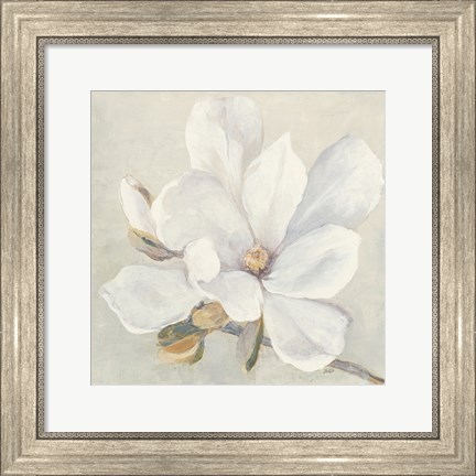 Framed Serene Magnolia Print