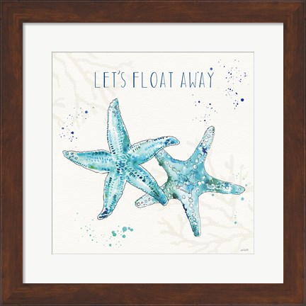 Framed Deep Sea VI Print