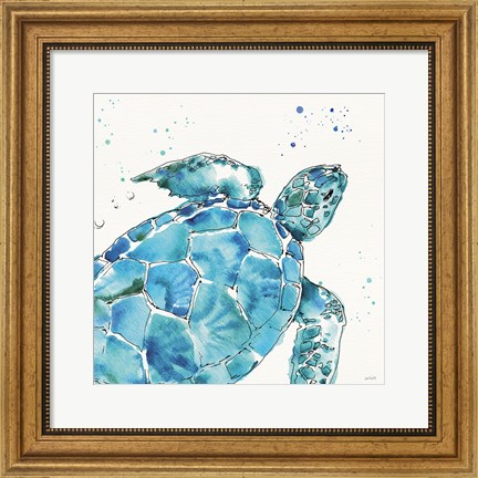 Framed Deep Sea IX Print