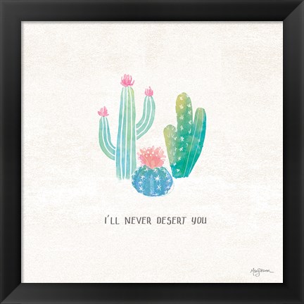 Framed Bohemian Cactus VII Print