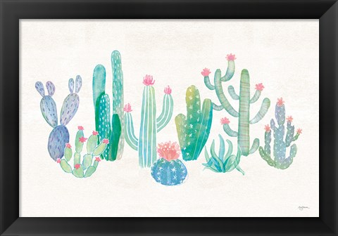 Framed Bohemian Cactus I Print