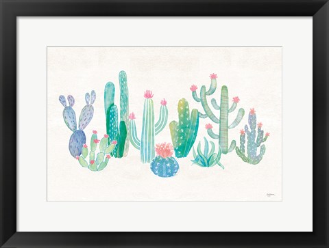 Framed Bohemian Cactus I Print