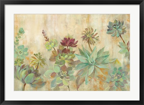 Framed Succulent Garden Print