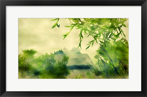 Framed Greeting Dawn Print