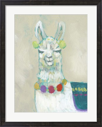 Framed Llama Fun II Print