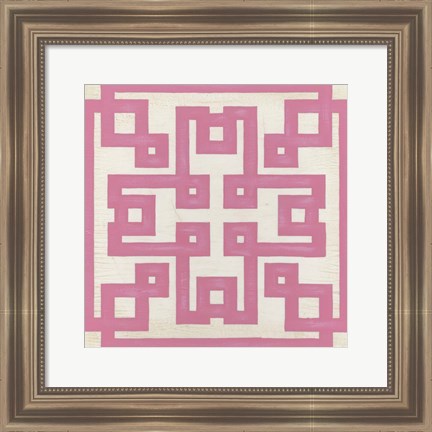 Framed Maze Motif V Print