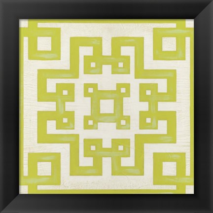 Framed Maze Motif VI Print