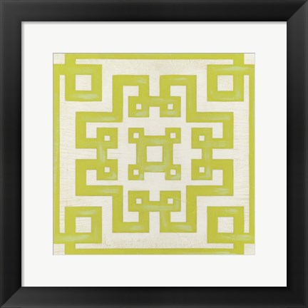 Framed Maze Motif VI Print