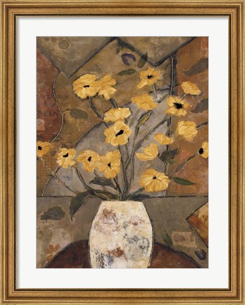 Framed Compassionate Flowers II Print