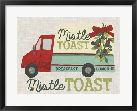 Framed Food Truck Holidays III Print