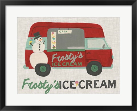 Framed Food Truck Holidays IV Print