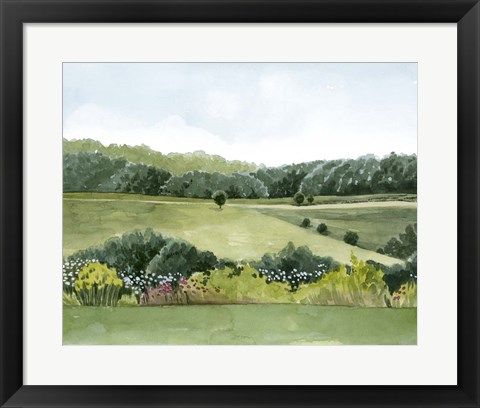 Framed Idyllic Sunday I Print