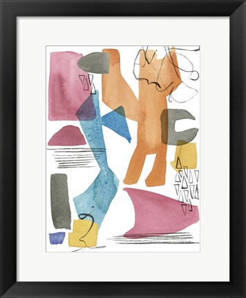 Framed Colors of Sound II Print