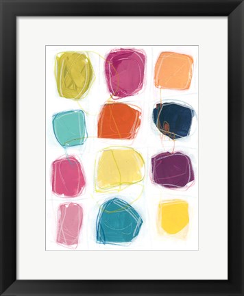 Framed Vivid Windows II Print