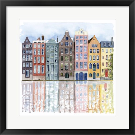 Framed Neighborhood I Print