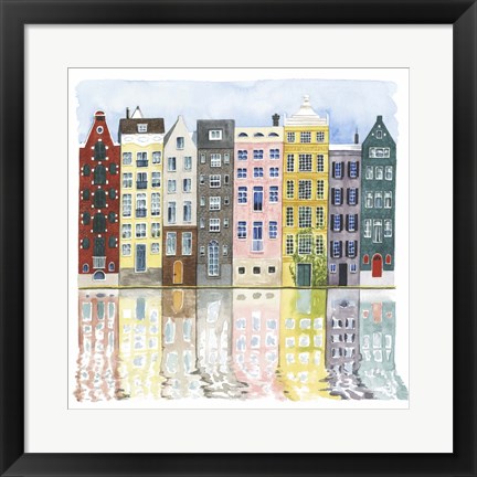 Framed Neighborhood II Print