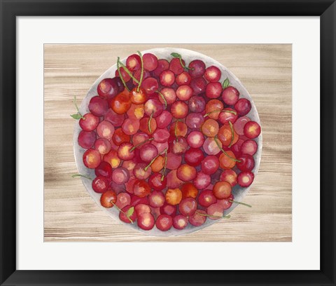 Framed Bowls of Fruit IV Print